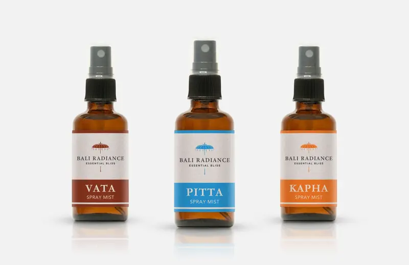Аюрведические спреи Bali Radiance — Вата, Питта и Капха